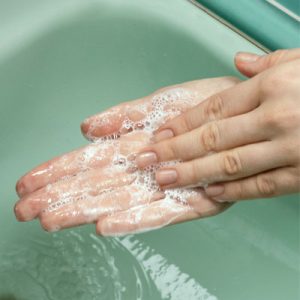 lavage des mains en douceur